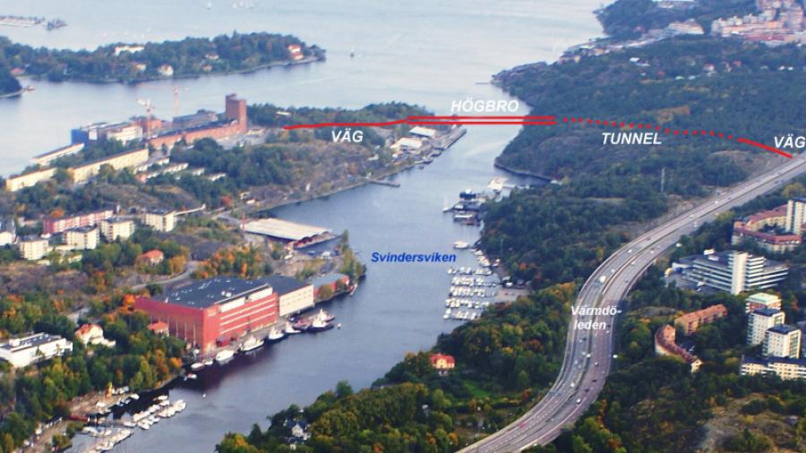 Kvarnholmsbron klar 2015