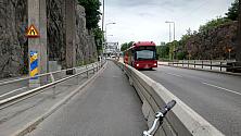 Cykelfält vid Danviksklippan